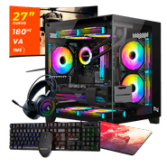 Pc Gamer Completo Ryzen 5 5600GT, 16GB 3200Mhz, (Radeon Vega 7 Integrado), A520M, SSD 480GB, 500W 80 Plus, Monitor 27 180Hz, Neologic - NLI89137