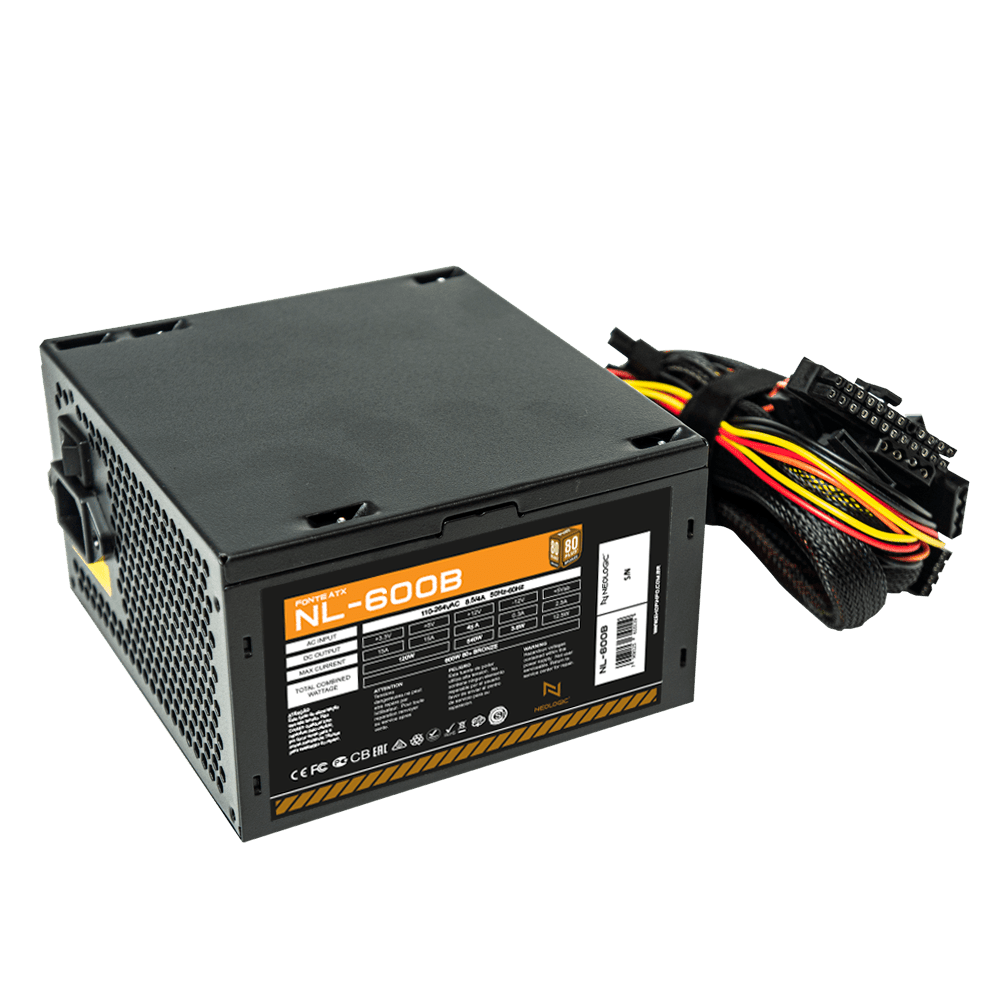 Fonte 600w Neologic Gamer 80 Plus Bronze C/ Cabo NL-600 - Imagem 2