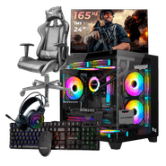 Pc Gamer Completo Ryzen 5 5600GT, 16GB 3200Mhz, (Radeon Vega 7 Integrado), A520M DX, SSD 480GB M.2, 500W 80 Plus, 3 fans, Cadeira, Neologic - NLI89155