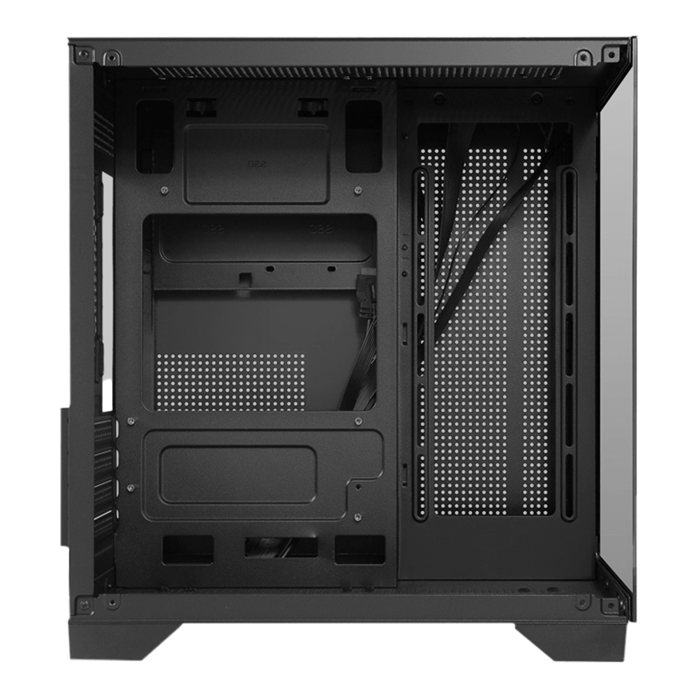 Gabinete Gamer Duex Aquário, Mid-Tower, Lateral e Frontal de Vidro, Preto, Sem Fan, DXJ270-2 - Imagem 2