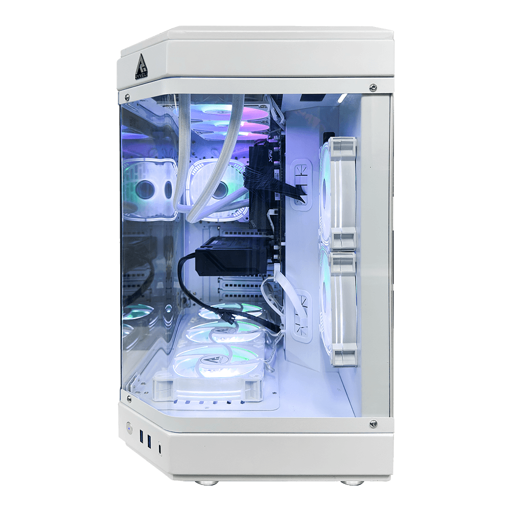 Pc Gamer Ryzen 5 5500, 16GB 3200Mhz, (RTX 4060 8GB), B550M, SSD 480GB, 600W 80 Plus, Water Cooler White 240mm - NLI88046 - Imagem 3