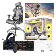 Pc Gamer Completo Ryzen 5 5600GT, 16GB 3200Mhz, (Radeon Vega 7 Integrado), A520M DX, SSD 240GB, 500W 80 Plus, 3 fans, Cadeira, Neologic - NLI89165