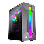 Gabinete Gamer Ryvel Infinity Black, RY-GB-IF-BL, Sem Fans