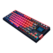 Teclado Gamer Mecânico Skyloong GK87 Pro Jiuwei, Switch Ktt Silver, 3 Modos, RGB, Hot Swap, 4000mAh