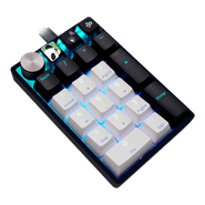 Teclado Numérico Skyloong GK21 Wired, Switch KTT Red, QMK&VIA, RGB, ABS, USB-C