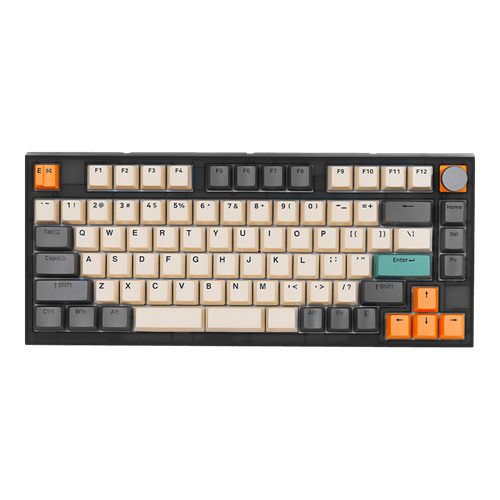 Teclado Gamer Mecânico Skyloong GK75 TI Grey, Switch KTT Red, 3 Modos, Bluetooth, Type-C, RGB, Hot Swap, 4000mAh