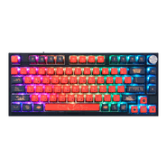 Teclado Gamer Mecânico Skyloong GK75 Jiuwei, Switch KTT Brown, 3 Modos, RGB, Hot Swap, 4000mAh, Preto