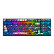 Teclado Gamer Mecânico Skyloong GK980 Dark Faury Tale, Switch KTT Red, 3 Modos, RGB, Hot Swap, 4000mAh