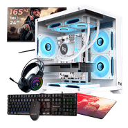 Pc Gamer Completo Ryzen 5 4500, 16GB 3200Mhz, (RX 6600 8GB), A520M, SSD 480GB M.2, 500W 80 Plus, Monitor 24 165Hz, Neologic - NLI89179