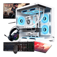 Pc Gamer Completo Ryzen 5 4500, 16GB 3200Mhz, (RX 7600 8GB), B550, SSD 480GB M.2, 500W 80 Plus, Monitor 24 165Hz, Neologic - NLI89173