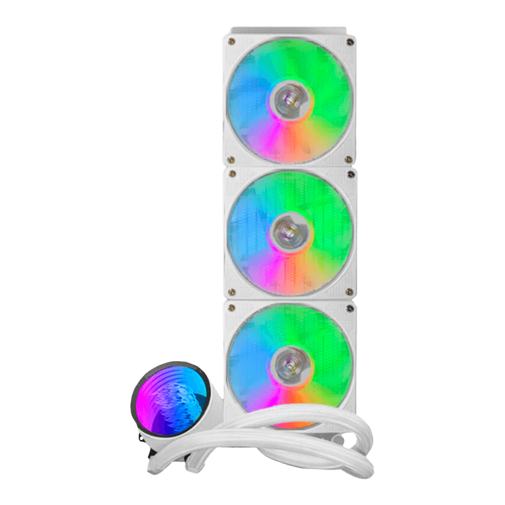 Water Cooler Gamer K-mex Waco Infinite 360mm, Branco, RGB, LGA Intel e Amd, WACTF133ATDXB0X - Imagem 3