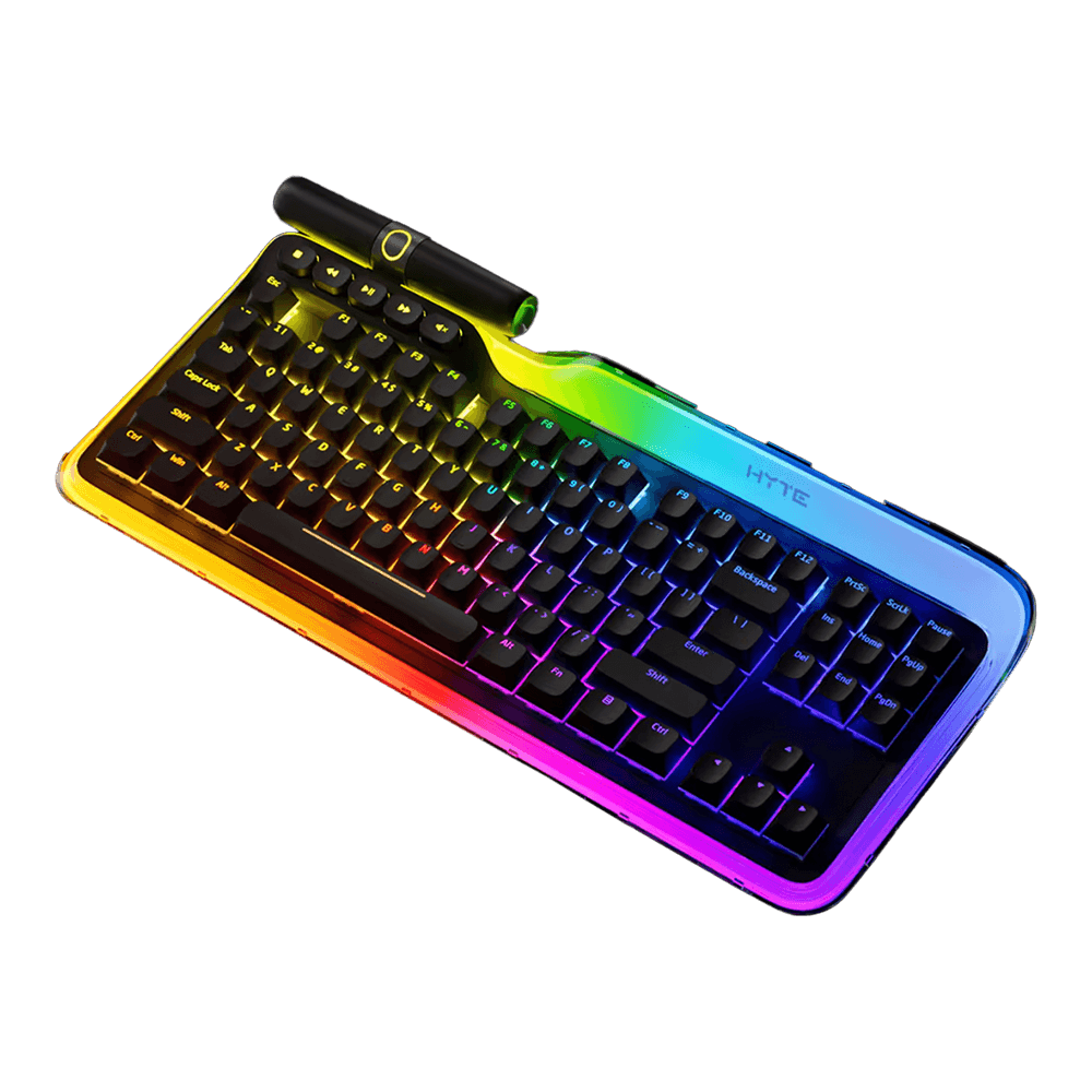 Teclado Gamer Hyte Keeb TKL, 93 Keys, Retro iluminação QRGB, USB 2.0, Tipo C, KB-HYTE-KEEB - Imagem 2