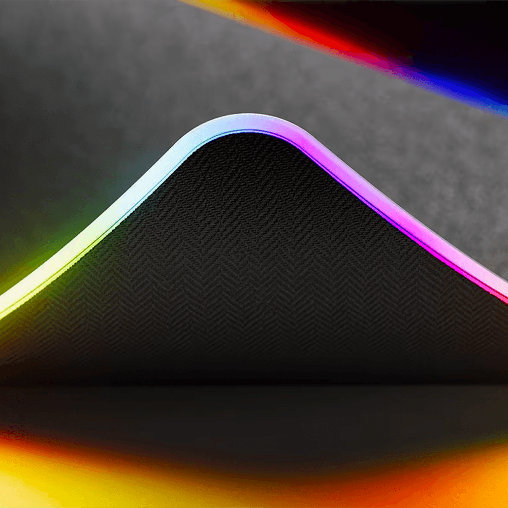 Mousepad Gamer Hyte CNVS, RGB, Deskmat, Preto, Bordas QRGB, Usb Tipo C, MAT-HYTE-CNVS-B - Imagem 4