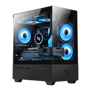 Pc Gamer Ryzen 5 5600GT, 32GB 3200Mhz, (RTX 4060 8GB), B550M, SSD 1TB M.2, 600W 80 Plus, 3 fans RGB, Neologic - NLI89228