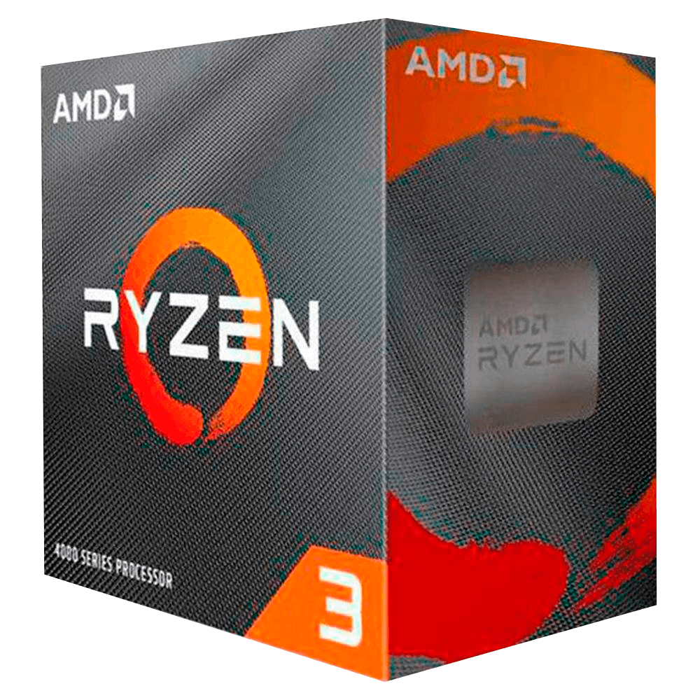 Processador Amd Am4 Ryzen 3 4100, 4-core, 8-threads, 3.8ghz (4.0ghz Turbo), Cache 6mb - 100-100000510box