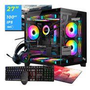 Pc Gamer Completo Ryzen 5 5600GT, 16GB 3200Mhz, (Radeon Vega 7 Integrado), A520M, SSD 480GB, 500W 80 Plus, Monitor 27 100Hz, Neologic - NLI89111