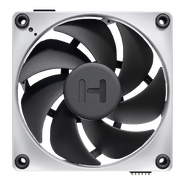 Cooler Gamer Hyte Thicc FP12 Pack, Com 3 Fans 120mm, Preto e Branco, FAN-HYTE-FP12-BW-3