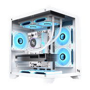 Pc Gamer Ryzen 5 5500, 16GB 3200Mhz, (RTX 4060 8GB), B550M, SSD 480GB M.2, 600W 80 Plus, 3 fans RGB, Neologic - NLI89998