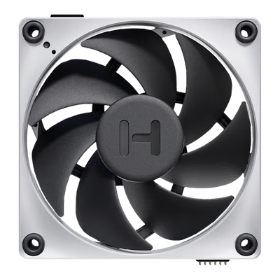 Cooler Gamer Hyte Thicc FP12 Pack, Com 3 Fans 120mm, Preto e Branco, FAN-HYTE-FP12-BW-3