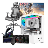 Pc Gamer Completo Ryzen 5 5600GT, 16GB 3200Mhz, (Radeon Vega 7 Integrado), A520M DX, SSD 480GB M.2, 500W 80 Plus, 3 fans, Cadeira, Neologic - NLI89169