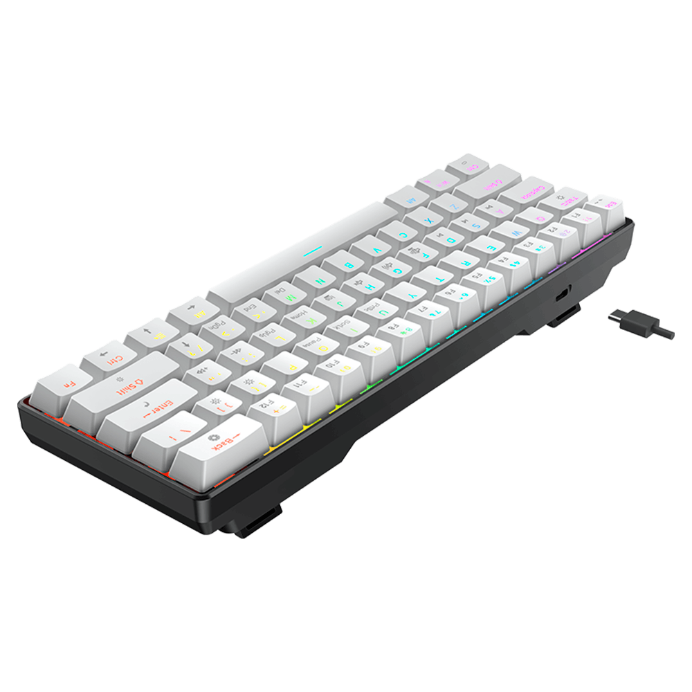 Teclado Force One Atlas 60% Switchs Huano Red RGB - FR.TC.A6.01 - Imagem 4