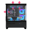 computador elegante com detalhes RGB