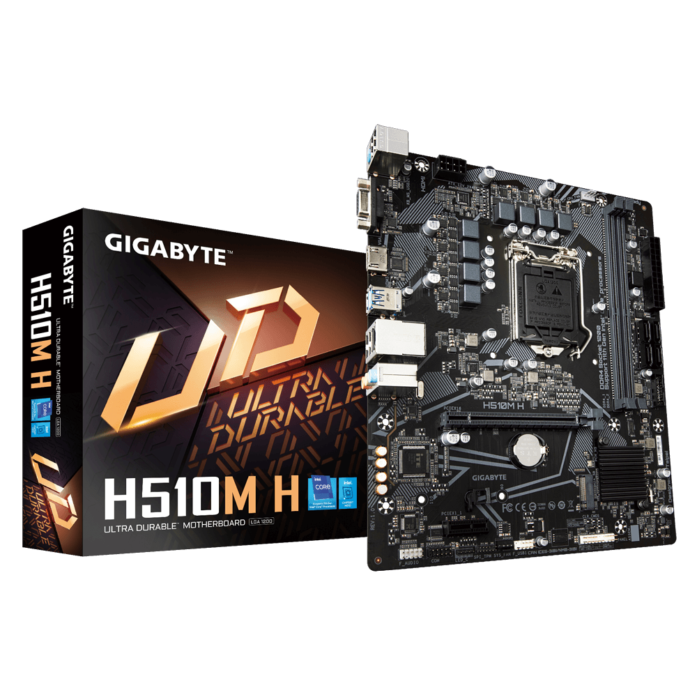 Placa Mae Gigabyte Intel H510m-h LGA 1200 2666 Mhz M.2 Hdmi