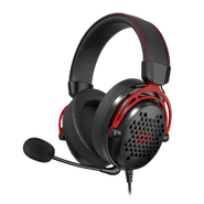Headset Gamer Redragon Diomedes H388, Som Surround 7.1, Drivers 53mm, Preto e Vermelho
