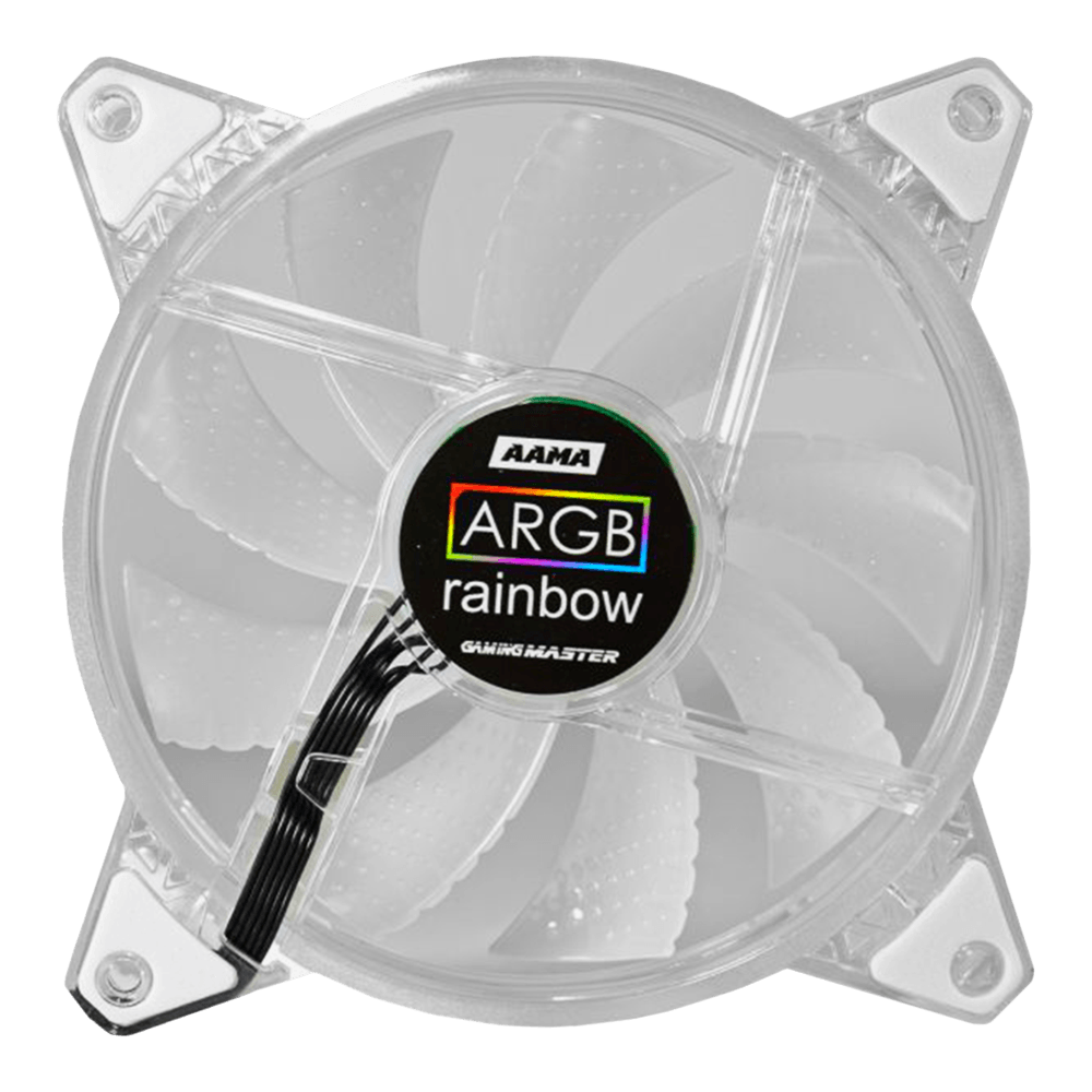 Kit de Cooler K-mex AAMA, Com 3 Coolers 120mm, ARGB, Rainbow e Fita Led - Imagem 3