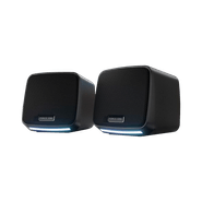 Caixa de Som Force One Explorer Black, RGB, USB e P2, Drivers de Áudio de 52mm, Potência de 3w, FR.AU.EX.01
