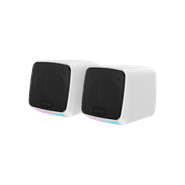 Caixa de Som Force One Explorer White, RGB, USB e P2, Drivers de Áudio de 52mm, Potência de 3W, FR.AU.EX.02