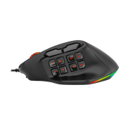 Redragon Aatrox M811-RGB – Mouse Gamer MMO com 15 Botões, RGB Chroma e 12400 DPI