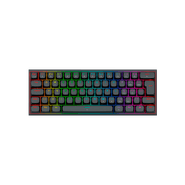 Teclado Magnetico Redragon Fidd, RGB, ABNT2, Switch Pink, Preto, K683-RGB-PT