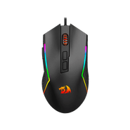Mouse Gamer Redragon Trident Lite, RGB, 8000DPI, 7 Botoes, Preto, M613-RGB
