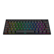 Teclado Gamer Mecânico Redragon Horus Mini, RGB, Low Profile, USB, Switch Brown, ABNT2, 60%, Preto, K632-RGB (PT-BROWN)