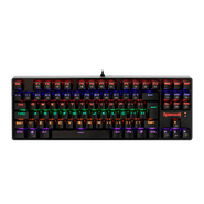 Teclado Mecânico Gamer Redragon Daksa Rainbow, Switch Blue Removíveis, ABNT, Black, K576R-1 PT-BLUE