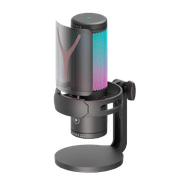 Microfone Gamer Redragon Fenris, RGB, Condensador, Com Shock Mount, Preto, GM301
