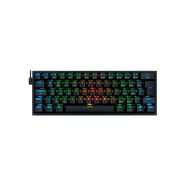 Teclado Mecanico Gamer Redragon Fizz Pro, RGB, Wireless, Switch Brown, Preto, K616-RGB-B-BROWN