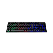 TECLADO MEMBRANA GAMER KALKAN HATI PRETO ABNT2 RAINBOW KLK00012