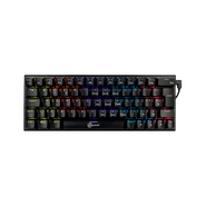 Teclado Mecânico Gamer Kalkan Loki, 60% Iluminação, Rainbow, Preto, Switch Brown, USB Tipo-C, KLK00015