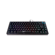 Teclado Mecânico Gamer Kalkan Blaze Pro, RGB, Preto, 75% Gasket Mount, ABNT2, Hotswap
