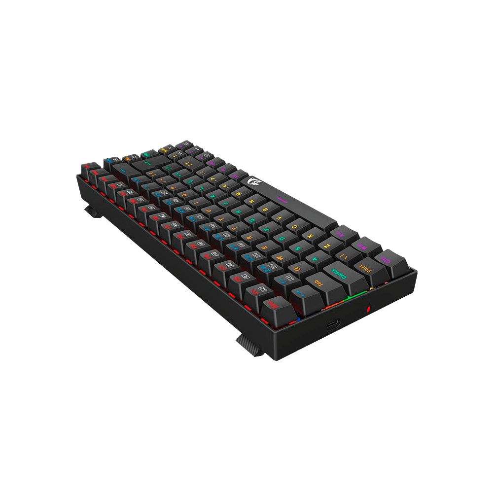 Teclado Mecanico Redragon Phantom, Rainbow, Switch Marrom, Preto, K629-KB-PT-BROWN - Imagem 2