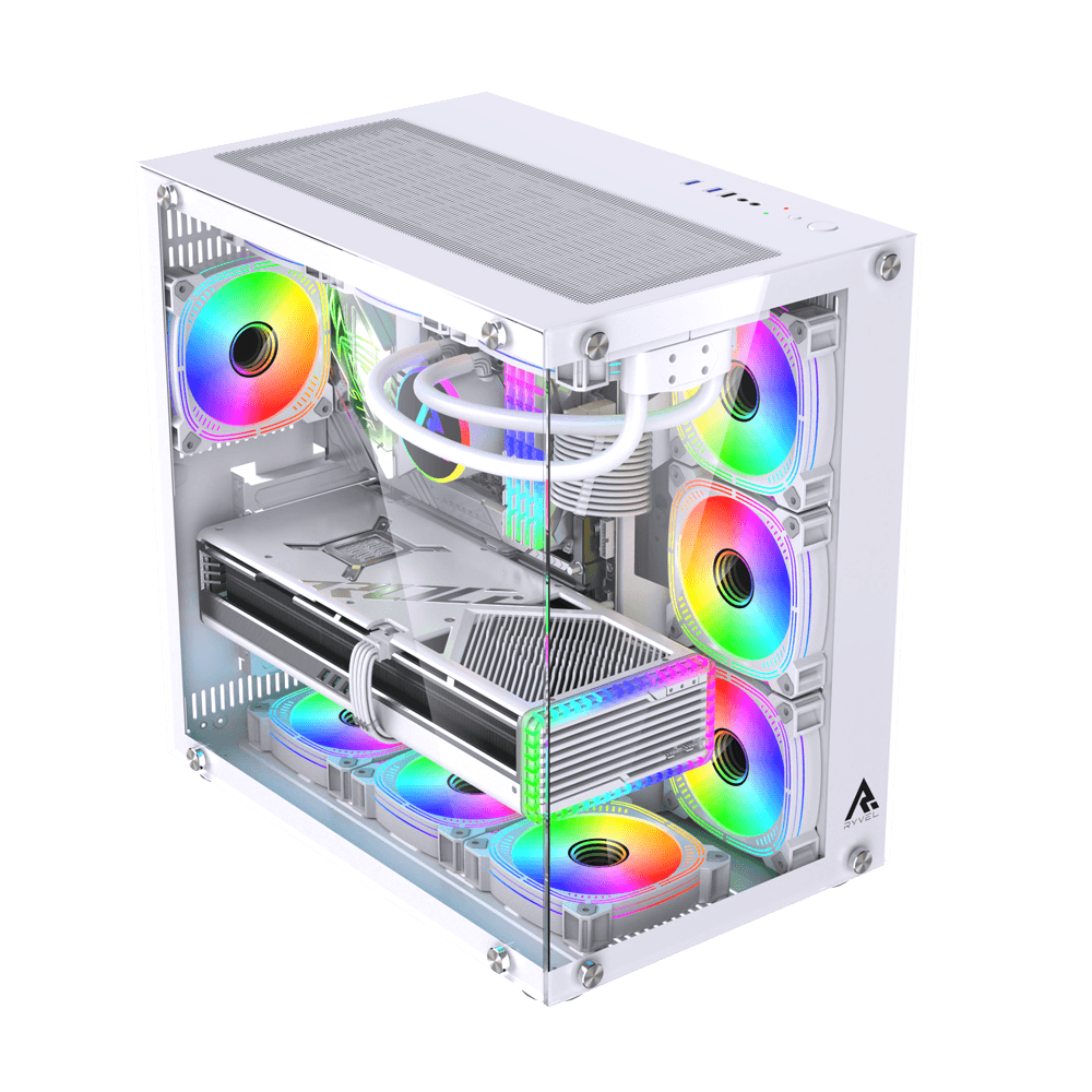 Pc Gamer Ryzen 5 5500, 16GB 3200Mhz, (RTX 4060 8GB), B550M, SSD 480GB, 600W 80 Plus, Water Cooler White 240mm - NLI88049 - Imagem 2