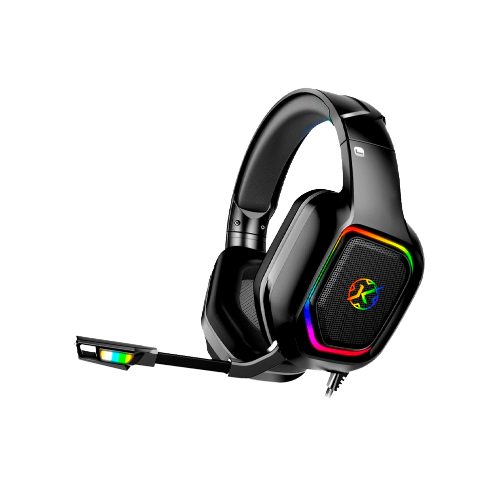 Headset Gamer Kalkan Magni, RGB, Drivers de 50mm, 7.1 Virtual Surround, Preto, KLK00023 - Imagem 2