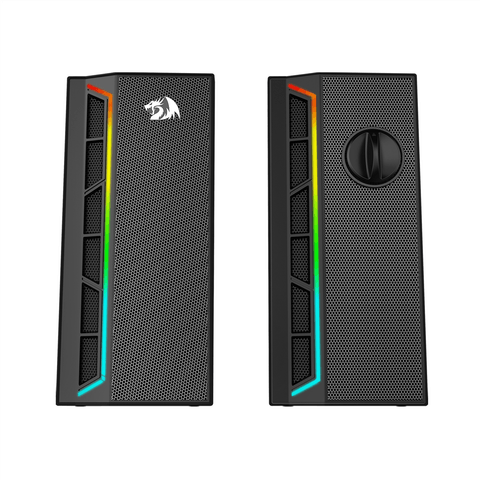 Caixa de Som Gamer Redragon Calliope GS580, RGB, Stereo 2.0, 3.5mm, Black