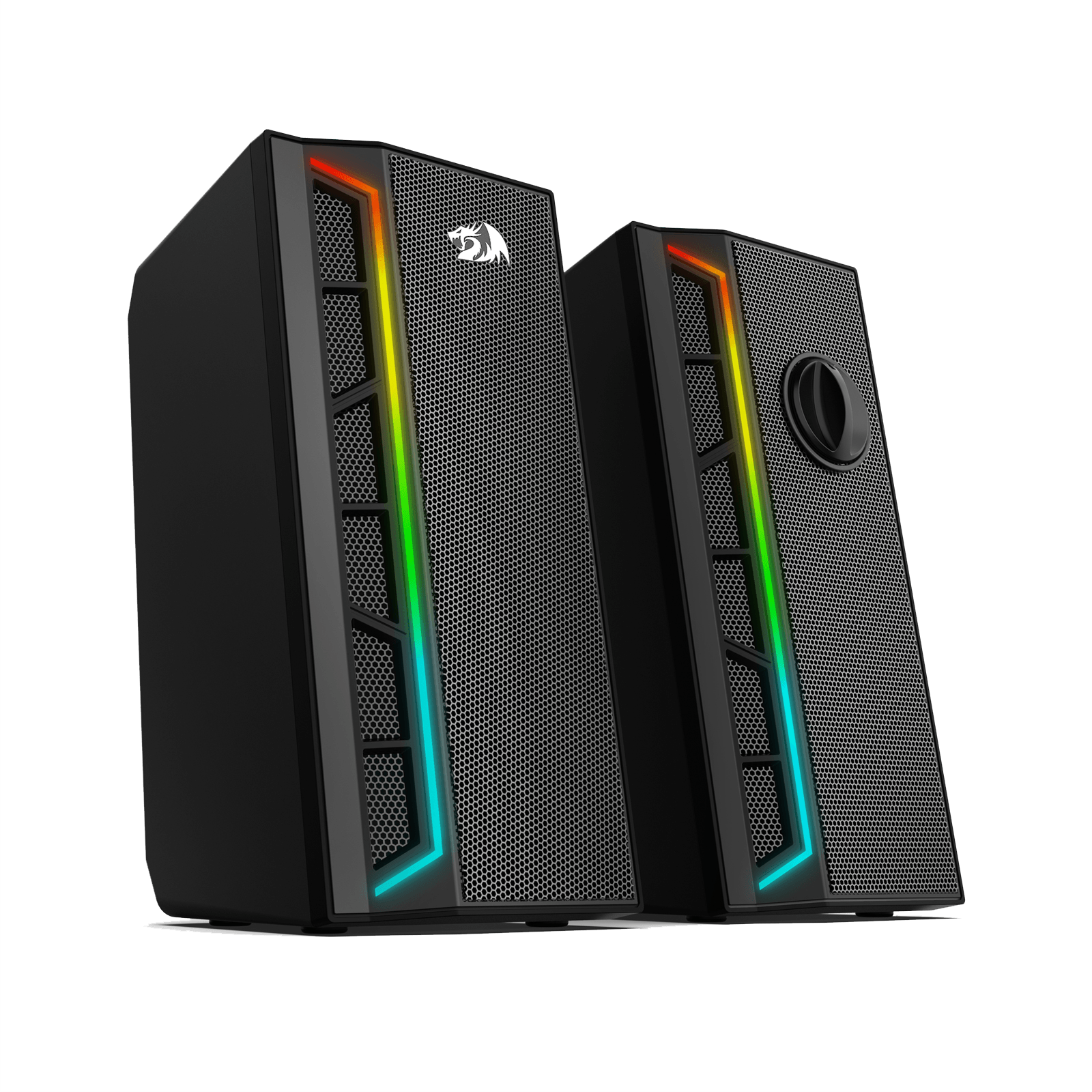 Caixa de Som Gamer Redragon Calliope GS580, RGB, Stereo 2.0, 3.5mm, Black - Imagem 2