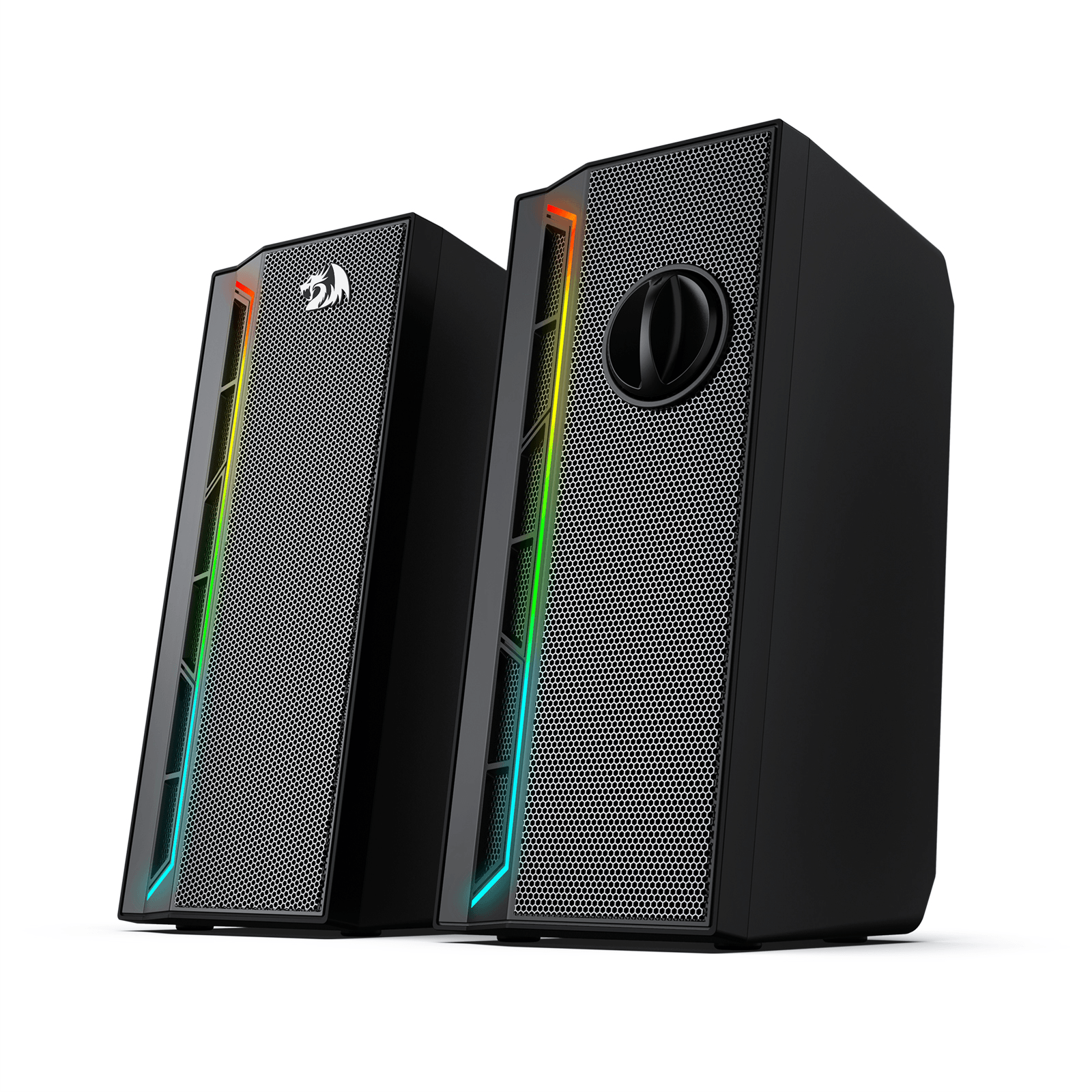 Caixa de Som Gamer Redragon Calliope GS580, RGB, Stereo 2.0, 3.5mm, Black - Imagem 3