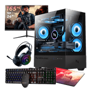 Pc Gamer Completo Ryzen 3 3200G, 16GB 3200Mhz, (Radeon Vega 8 Integrado), A520M, SSD 480GB, 500W 80 Plus, Monitor 24 165Hz, Neologic - NLI89281