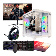 Pc Gamer Completo AMD Ryzen 5 5600GT 16GB 3200MHZ (RX 6600 8GB) SSD 480GB, 500w 80 Plus, Monitor 24, Water Cooler 240mm, Neologic - NLI87537