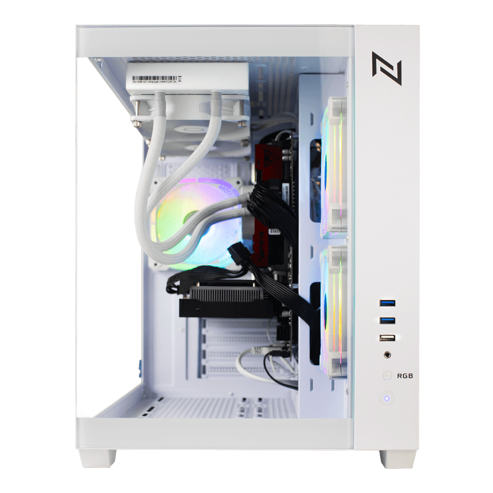 Pc Gamer AMD Ryzen 5 5500 16GB 3200MHZ (RX 6600 8GB) SSD 1TB, 500w 80 Plus, Neologic Aquarium - NLI87283 - Imagem 2